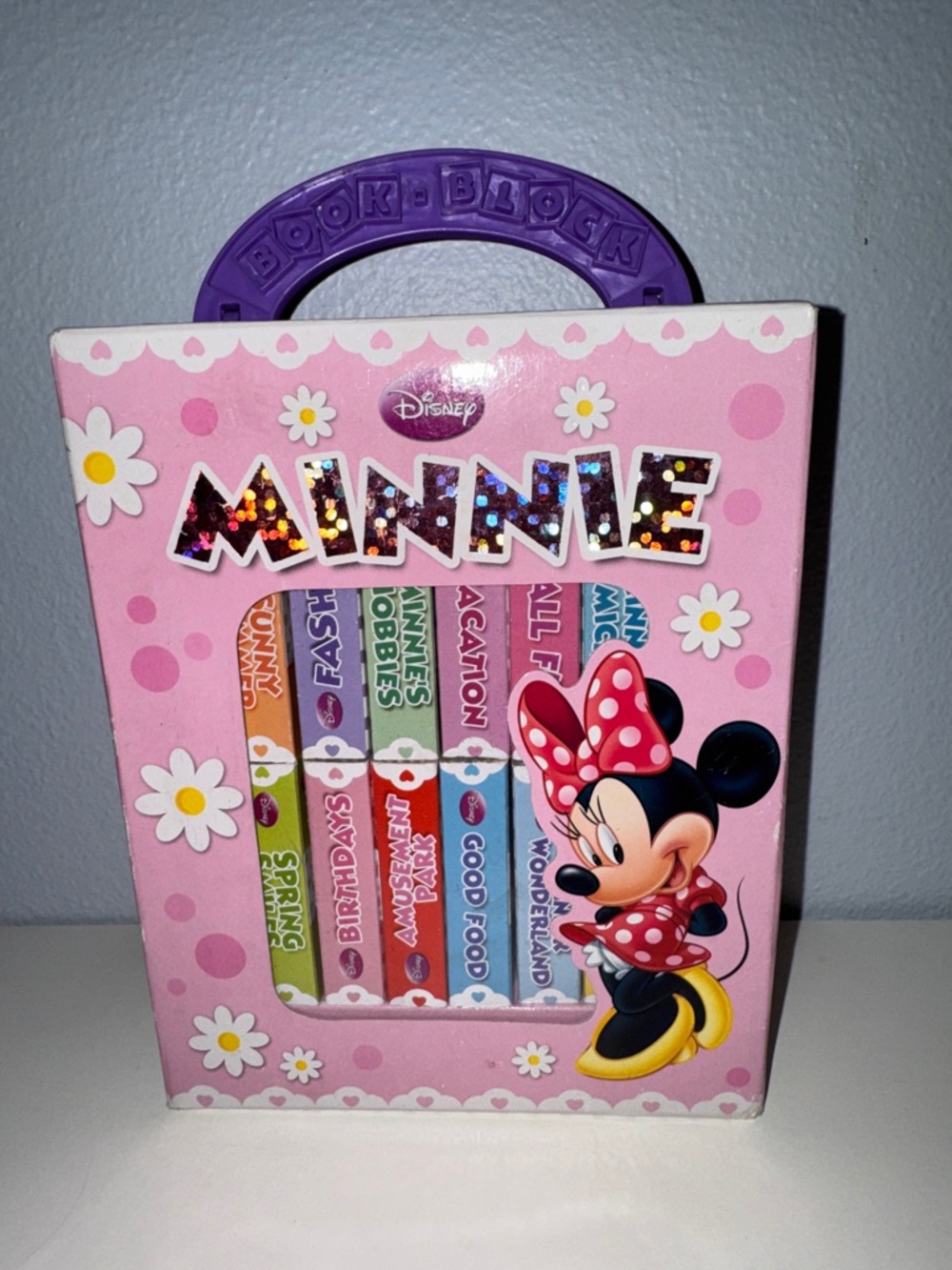 PI Kids Disney Minnie Mouse My First Library Board 12 Book Block Set